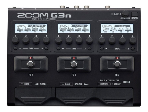 Pedalera Multiefecto Zoom G3n Para Guitarra Eléctrica