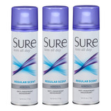 Desodorante Antitranspirante Spray Sin Aroma 3 Pack
