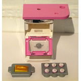 Horno Barbie Mattel Original Con Accesorios Y Timer Sonoro