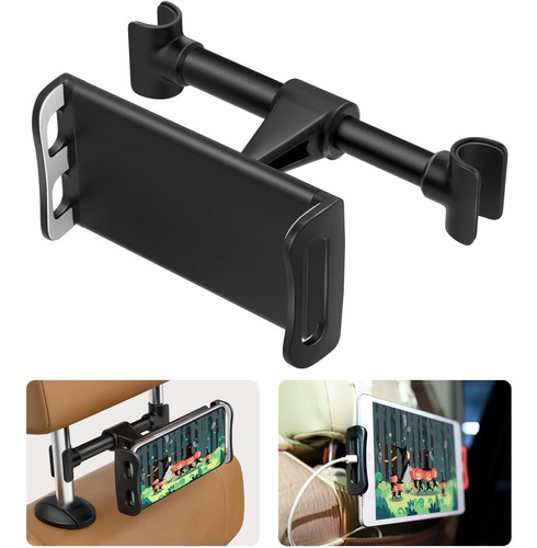 Soporte Para Auto Apoyacabeza De Tablet/celular 4  A 11 