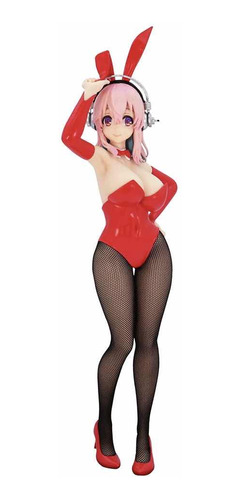 Super Sonico Bicute Bunnies Red Color Furyu Nueva Sellada