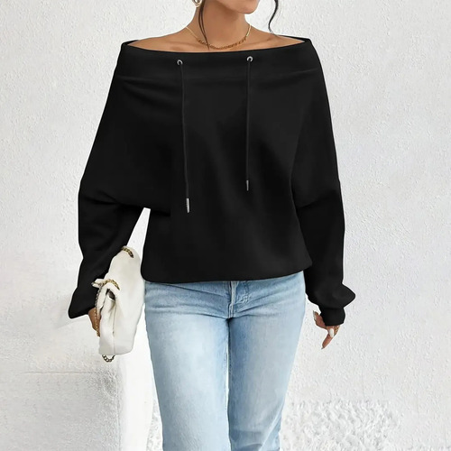 Sudadera Con Capucha De Manga Larga Para Mujer Adolescente