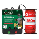 Kit Aparelho De Choque Para Cerca Rural Sr 30km + Cabo 250m