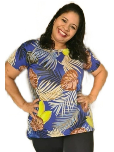 Blusa Manga Longa Camisa Feminina Plus Size Tendencia Top