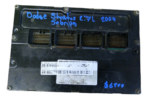 Computadora Ecu Dodge Stratus 2.7l 2004, 04896302ad