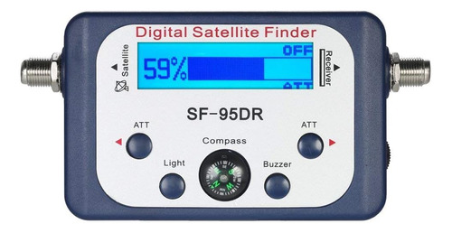 Agptek Satellite Finder Meter Para Dish Network Directv Fta 