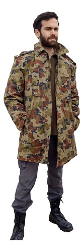 Parka Militar Camuflada Termica Del Ejercito Rumano De 1994