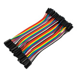 Cable Jumpers Dupont Hembra Hembra 10cm 40pzas Arduino