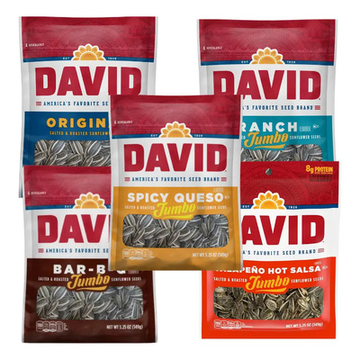 5pz David Semilla De Girasol Surtido 149gr Imp.