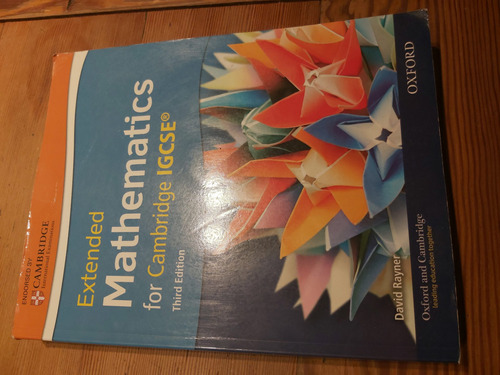 Extended Mathematics For Cambridge Igcse Third Edition 