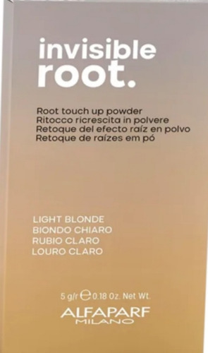 Invisible Root Retoque De Raíz Em Pó  Louro Claro