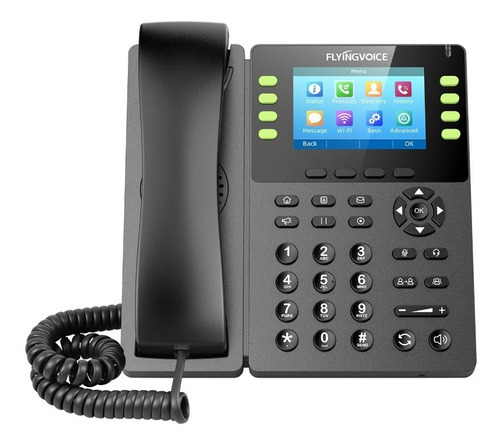 Telefone Ip Voip Wi-fi - Giga Flyingvoice Fip14g + Fonte  Nf