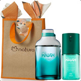 Presente Natura Kaiak Aero Masculino Perfume Desodorante Colônia 100ml + Deo Corporal Antitranspirante Spray 100ml Com Sacola Exclusiva