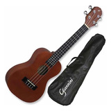 Ukulele Concert Acustico Giannini Com Bag Uks-23 Ns