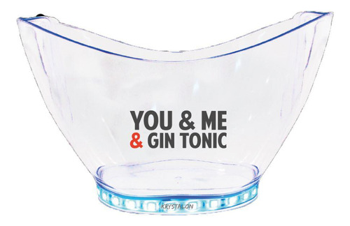 Champanheira Com Led Personalizada You&me And Gin Tonic