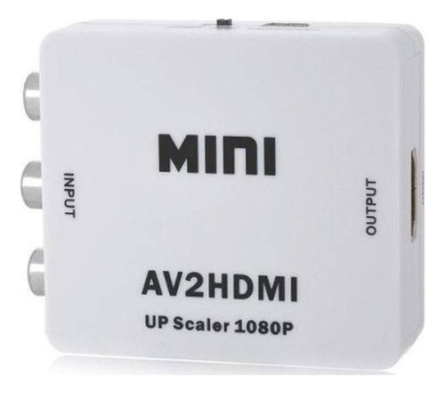 Mini Conversor Adaptador Hdmi Para Rca Áudio E Vídeo