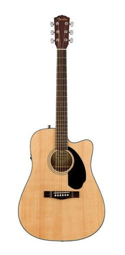 Guitarra Acústica Fender Classic Design Cd-60sce Para Diestr
