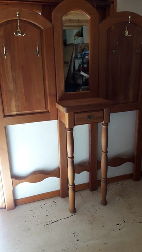 Mueble Recibidor Perchero De Ciprés