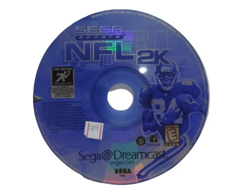 Só Cd Sega Sports Nfl 2k Original Sega Dreamcast