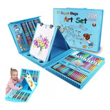 Set De Arte Niños De 208 Piezas Crayones, Plumones, Colores
