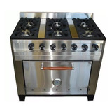 Cocina Industrial Eg 6 H 94 Cm Acero Inox Horno Pizzero Cuot