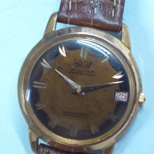 Relógio Britix Militar Automático Anos 60 Original