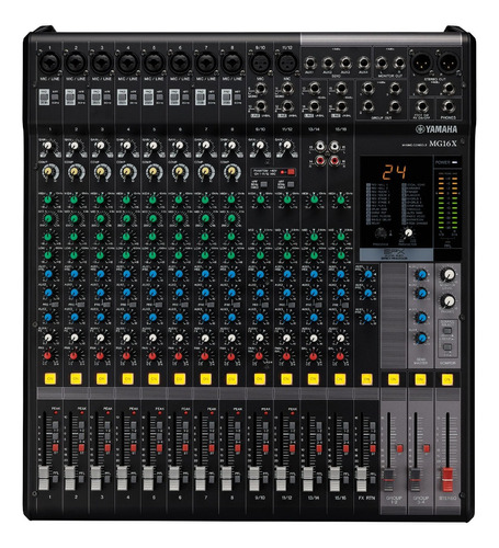 Consola Yamaha Mg16x Mixer De 16 Canales Y Efectos