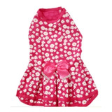 Vestido Fantasia Pink Margaridas - Carnaval Pet