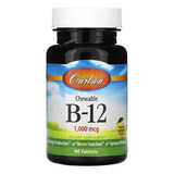 Carlson Labs Vitamina B 12 1000 Mcg 90 Tabs Masticables Sfn