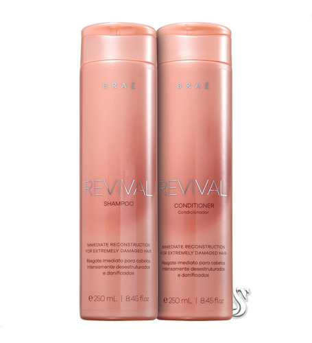  Braé Revival Kit Shampoo 250ml+ Condicionador 250ml Original