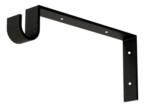 Ménsula Bracket Closet Attika 40000112 Negro 4pzs