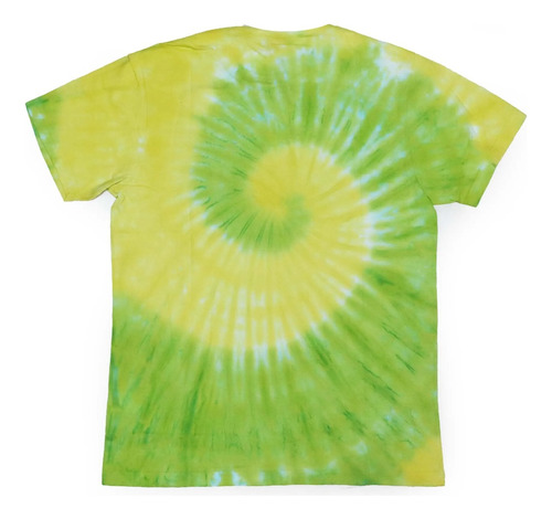 Camiseta Creature Especial Logo Tie Dye Verde/ Amarelo 