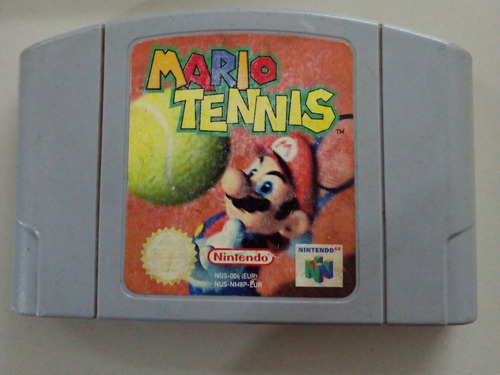 Cartucho De Nintendo 64 Mario Tennis, Perfecto Estado 