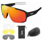 Gafas Deportivas De Ciclismo Con 4 Lentes