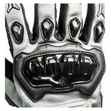 Guantes  Moto Kov Delta Gris Con Limpiador De Mic Talla L