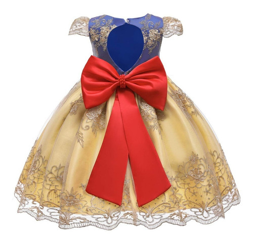 Vestido Elegante De Bebé Niña Fiesta Princesa Boda 2-10 Años