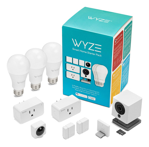 Wyze Smart Home Starter Kit ( Camara Sensores Plugs Focos )