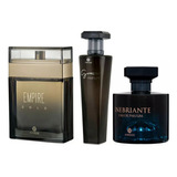 Kit 3 Perfume Empire Gold, Grace Midnight, Inebriante Maculino