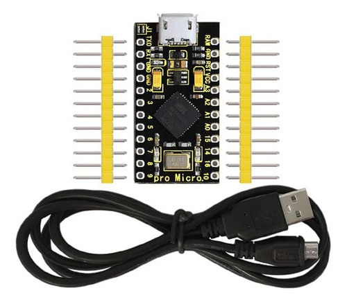 Arduino 5v Pro Micro Atmega32u4 Con Cable Usb