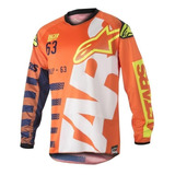 Jersey Alpinestars Racer Braap Motocross All Road Bmx Mtb