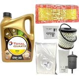 Kit  4 Filtros + 4 Aceite Total Ineo Peugeot 308 408 Thp 1.6