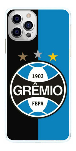 Capa De Celular Grêmio Fundo Azul E Preto Capinha