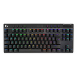 Teclado Gamer Logitech Pro X Tkl Lightspeed Us Negro