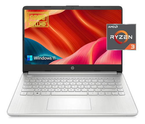 Hp 2022 Portátil Con Pantalla Fhd De 14 Pulgadas, Amd Ryzen 