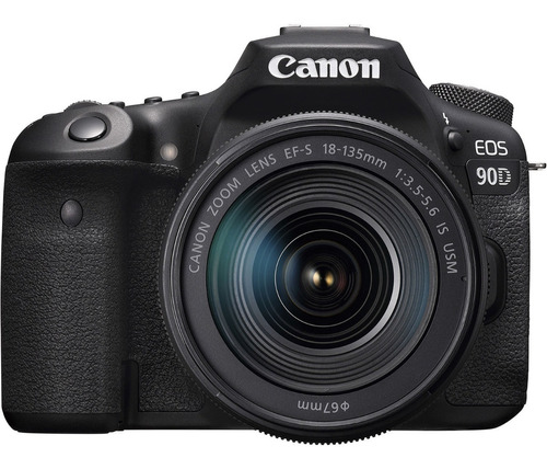 Canon Eos 90d Dslr 32,5mp Camara Con 18-135mm Negro