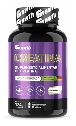 Creatina Creapure 120 Comprimidos - Growth Supplements