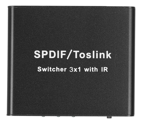 Dispositivo De Conmutación Spdif/para Toslink Switcher 3x1 C