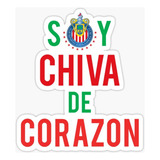 Sticker Calcomanias Automovil Laptop Soy Chiva De Corazon