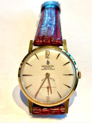 Reloj Vintag Beguelin 17 Rubis,oro 18k Exclusivo,unico!!