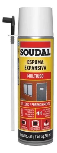 Espuma Expansiva Profesional Soudal 500ml